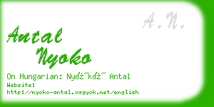 antal nyoko business card